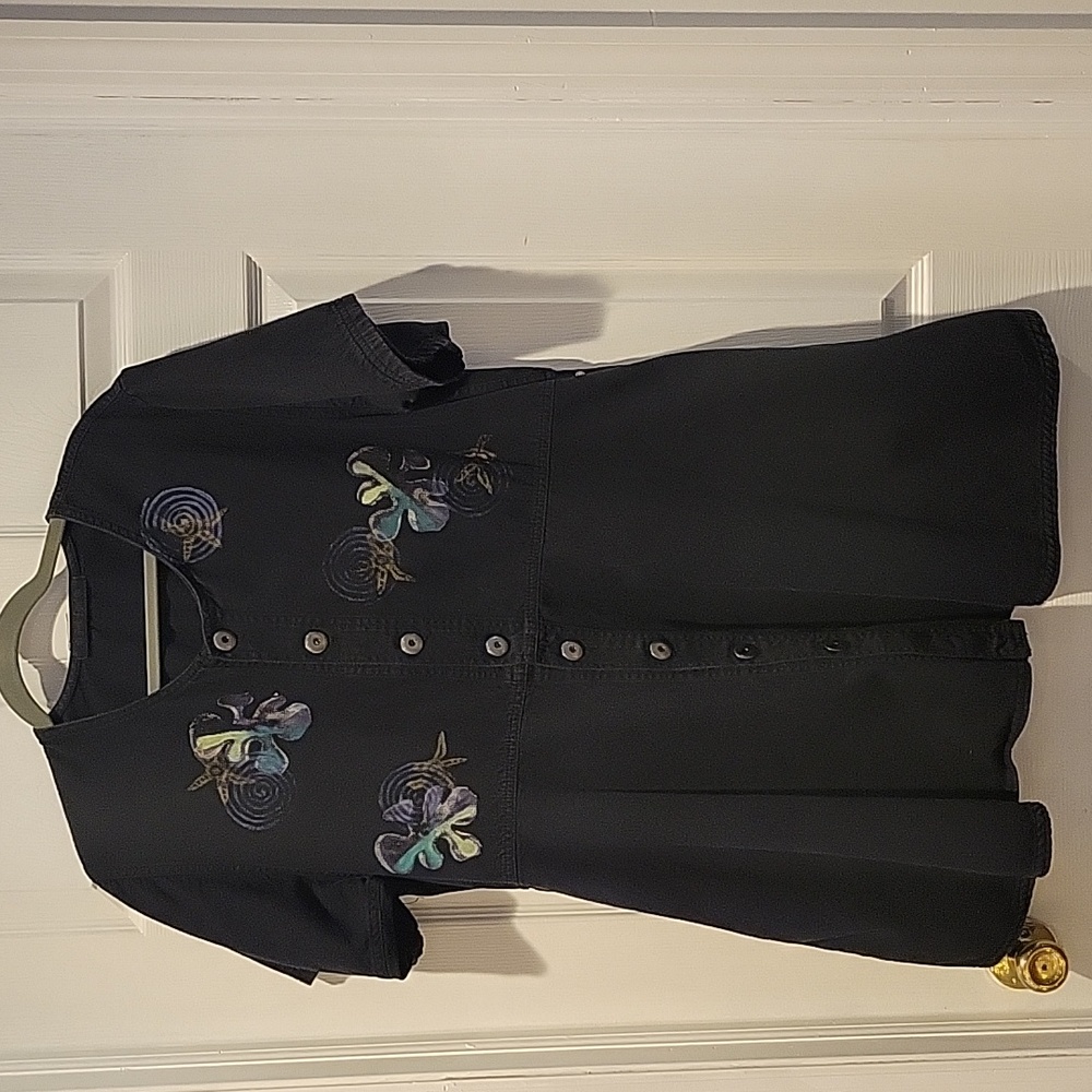 Vintage Blue Fish Clothing Denim Dress
